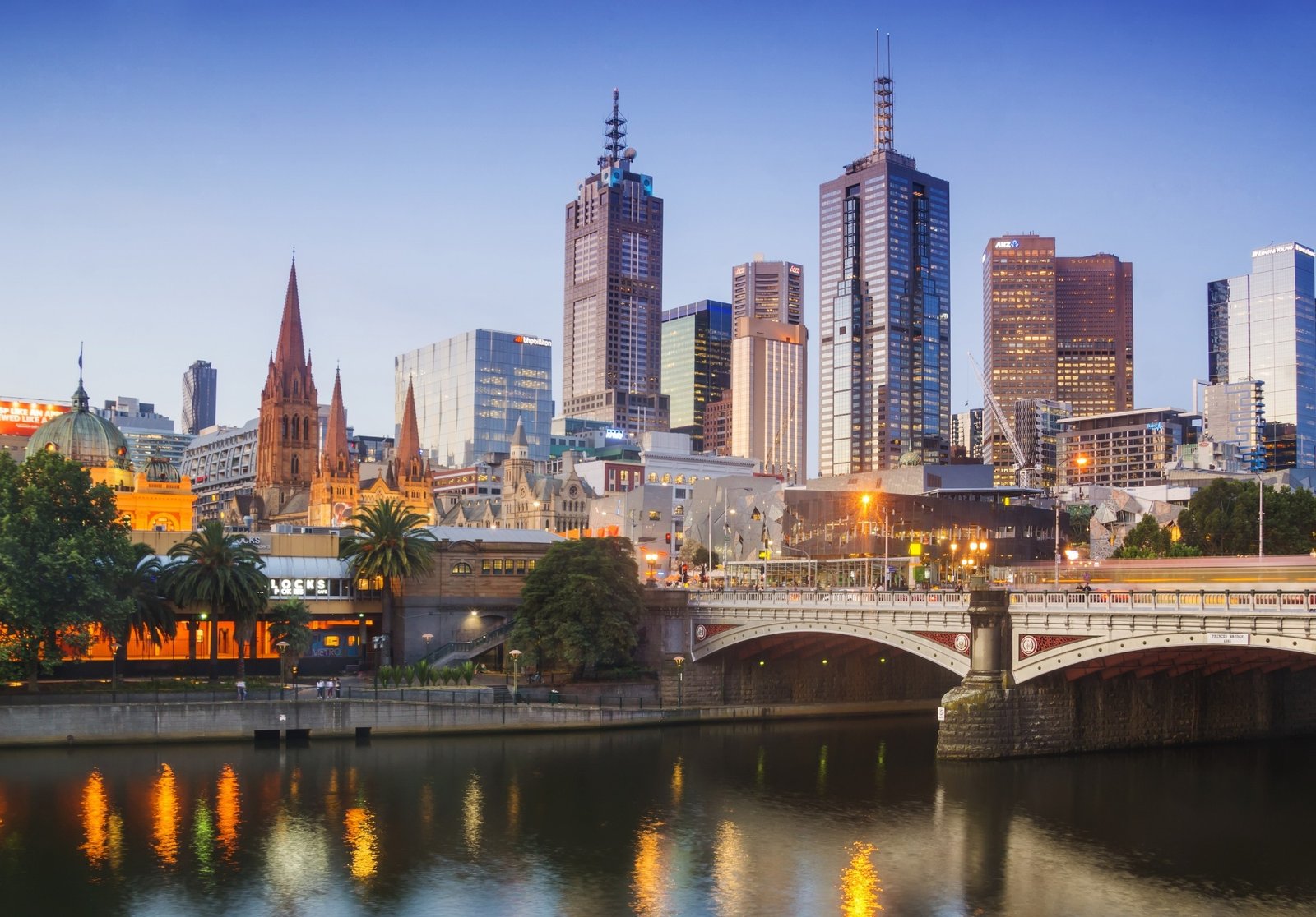 Melbourne city skyline